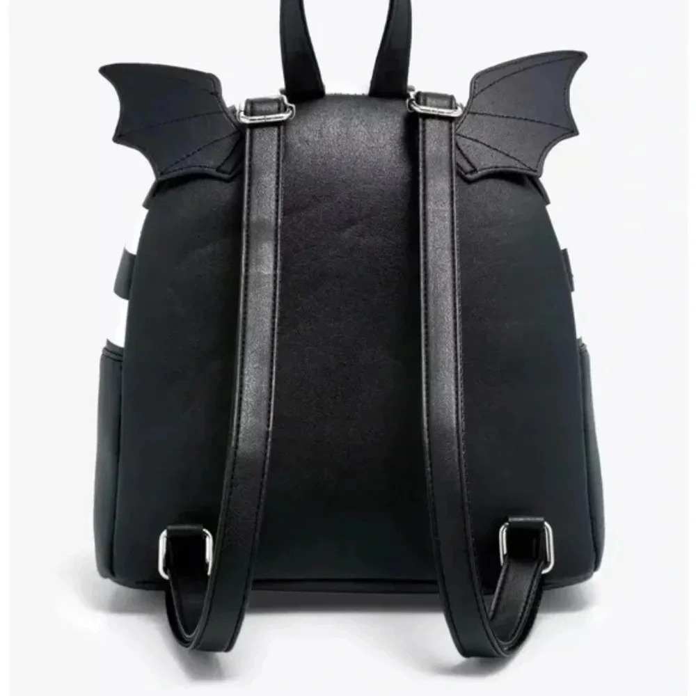 BEETLEJUICE Recently Deceased Handbook Bat Wing Mini Backpack - Picture 3 of 5